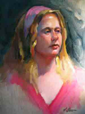 Elizabeth  - Oil on Canvas