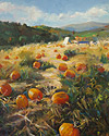 Pumpkin Patch - Oil on Canvas