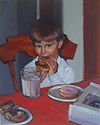 Which Is Sweeter - Oil on Canvas